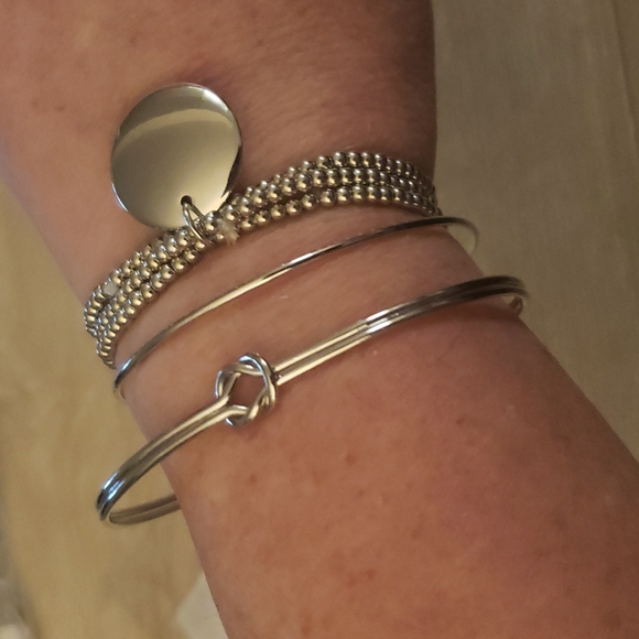 🔥New boutique knotted beaded 3 pcs bracelet set - Picture 4 of 5